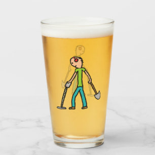 Metaal detecterende detector glas