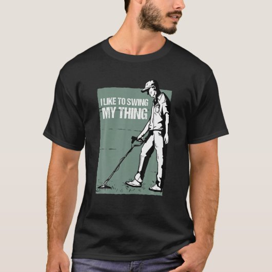 Metaal detector detector detector t-shirt (Voorkant)