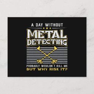 Metaal Detectorist Goud Gift Idee Briefkaart