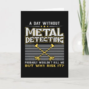Metaal Detectorist Goud Gift Idee Kaart