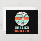 Metaal Detectorist Retro Grappig Gift Idee Briefkaart (Voorkant / Achterkant)