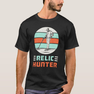 Metaal Detectorist Retro Grappig Gift Idee T-shirt