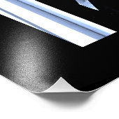 Metaal deuropontwerp foto afdruk (Hoek)