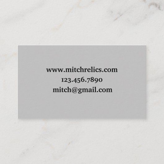 Metaal die Relic Vierkante Spoorweg ontdekken Datu Visitekaartje (Achterkant)