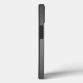 Metaal: donker geborsteld metaal Case-Mate iPhone case (Achterkant / Rechts)