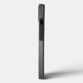 Metaal: donker geborsteld metaal Case-Mate iPhone case (Achterkant / Links)