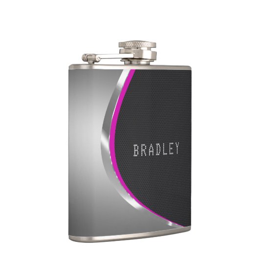 metaal en geperforeerd heupfles (Rechts)