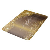 Metaal en Golden Glitter Badmat (Gekanteld)
