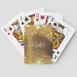 Metaal en Golden Glitter Pokerkaarten