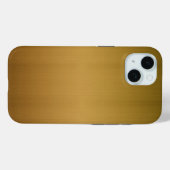 Metaal geborsteld koper Case-Mate iPhone case (Achterkant (horizontaal))