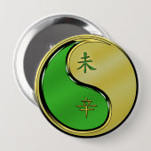 Metaal Geit Ronde Button 4,0 Cm (Voorkant /achterkant)