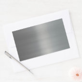Metaal getextureerd klaspenseel rechthoekige sticker (Envelop)