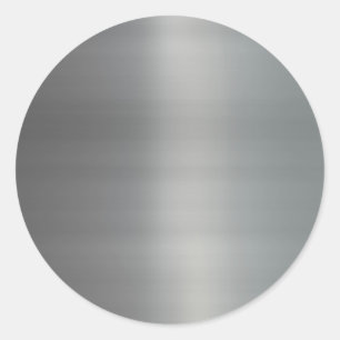 Metaal getextureerd klaspenseel ronde sticker