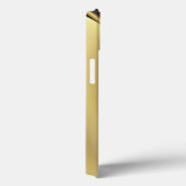 Metaal Glitter Look 3-D Gouden Monogram Golf Case-Mate iPhone Case (Achterkant / Rechts)