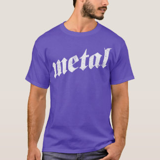 Metaal Gotisch Ontwerp T-shirt