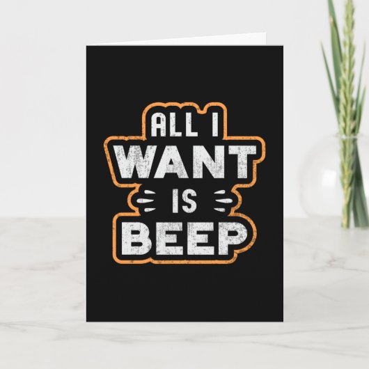 Metaal Goud Detectorist Gift Idee Kaart (Voorkant)