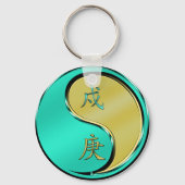 Metaal Hond Sleutelhanger (Achterkant)
