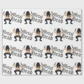 Metaal hoofd cadeaupapier (Vlak)