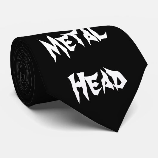 Metaal hoofd stropdas (Opgerold)