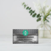 metaal | Industrieel staal | Franse Logo Visitekaartje (Staand voorkant)