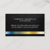 Metaal Kleuren Visitekaartje (Achterkant)