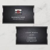 Metaal label Embed Steel Border Visitekaartje (Voorkant / Achterkant)