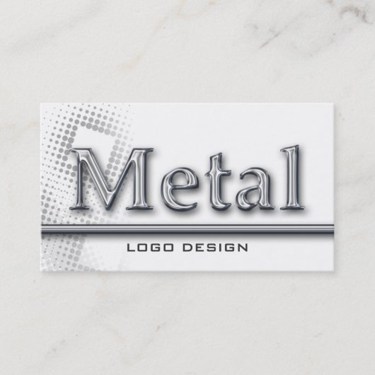 METAAL LOGO ONTWERP J | Visitekaartjes voor lassen (Voorkant)