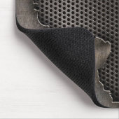 Metaal met kogelgaten achtergrond muismat (Hoek)