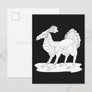 Metaal Monster Briefkaart
