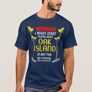 Metaal op eiken-eilanden Digger Funny Premium ontd T-shirt