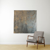 Metaal oppervlak, reflecterende textuur achtergron wandkleed (In Situ (horizontaal))