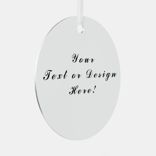 Metaal Ornament - Voeg uw ontwerp toe (Voorkant Rechts)