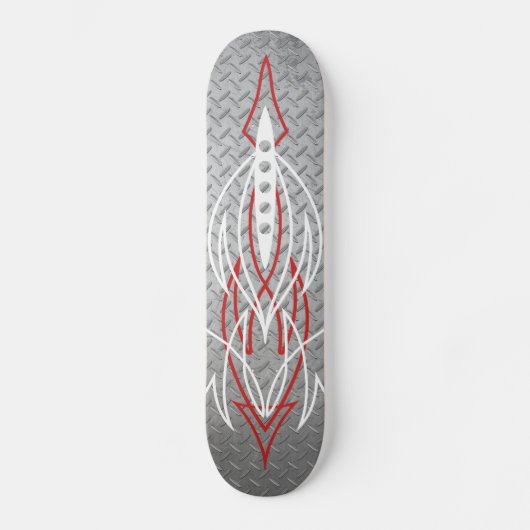 Metaal pinstriping skateboard (Voorkant)