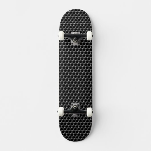 Metaal rasterpatroon - achtergrond skateboard (Voorkant)