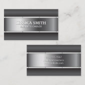 metaal | Rivieren | Metaal Visitekaartje (Voorkant / Achterkant)