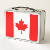 Metaal roestvrij Postvak met Canadese vlag (Achterkant)