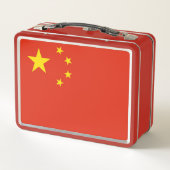 Metaal roestvrij Postvak met Chinese vlag (Achterkant)