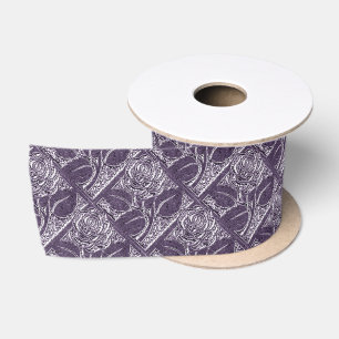 Metaal Roos 07-Lt Paars-SATIN RIBBON SPOOL Lint