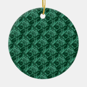 Metaal Roos 19-Jade-Groen-Keramisch siermiddel Keramisch Ornament