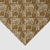 Metaal Roos-23-bruin Gold-Tissue wrap papier (Detail)