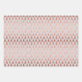 Metaal Roos Gold Platinum Silver-kerstbomen Inpakpapier Vel (Voorkant 2)