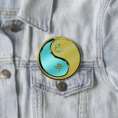 Metaal Slang Ronde Button 7,6 Cm (In situ)