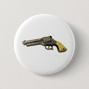 Metaal Speelgoed Pistool Ronde Button 5,7 Cm