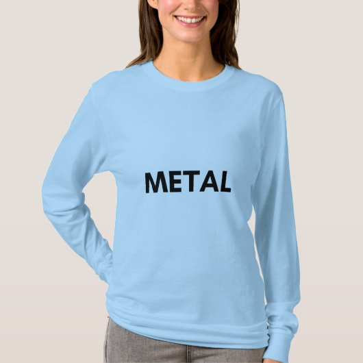 metaal t-shirt (Voorkant)