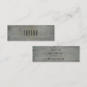 metaal visitekaartje (Voorkant / Achterkant)