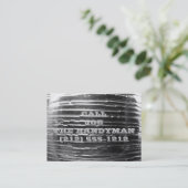 Metaal Visitekaartje (Staand voorkant)