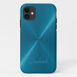 Metaal zeewier Roestvrij staal Kijk uit iPhone 11 Hoesje