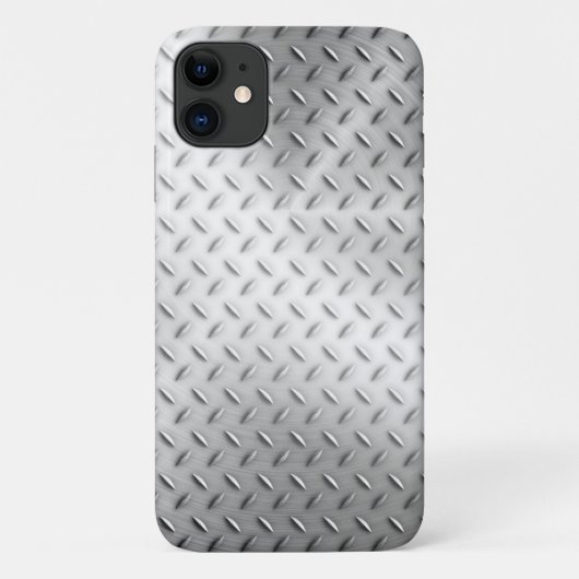 Metaalachtergrond en diamanten Case-Mate iPhone case (Achterkant)