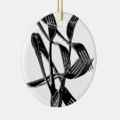 Metaalachtig Keramisch Ornament (Rechts)