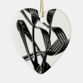 Metaalachtig Keramisch Ornament (Rechts)